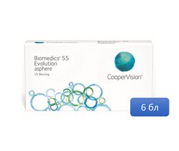 Biomedics  55  Evolution  asphere  (6 линз)